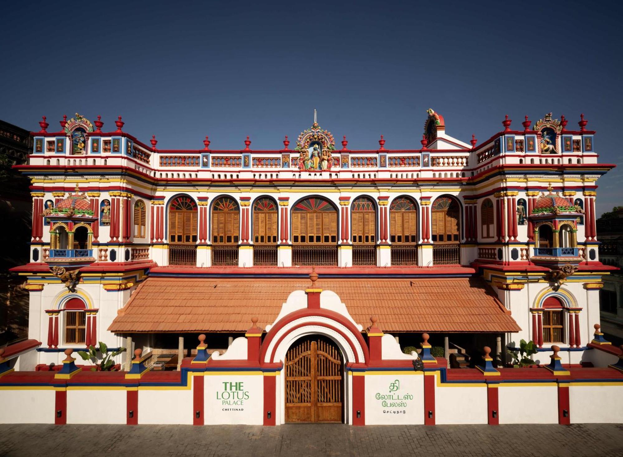 The Lotus Palace Chettinad Karaikkudi Bagian luar foto