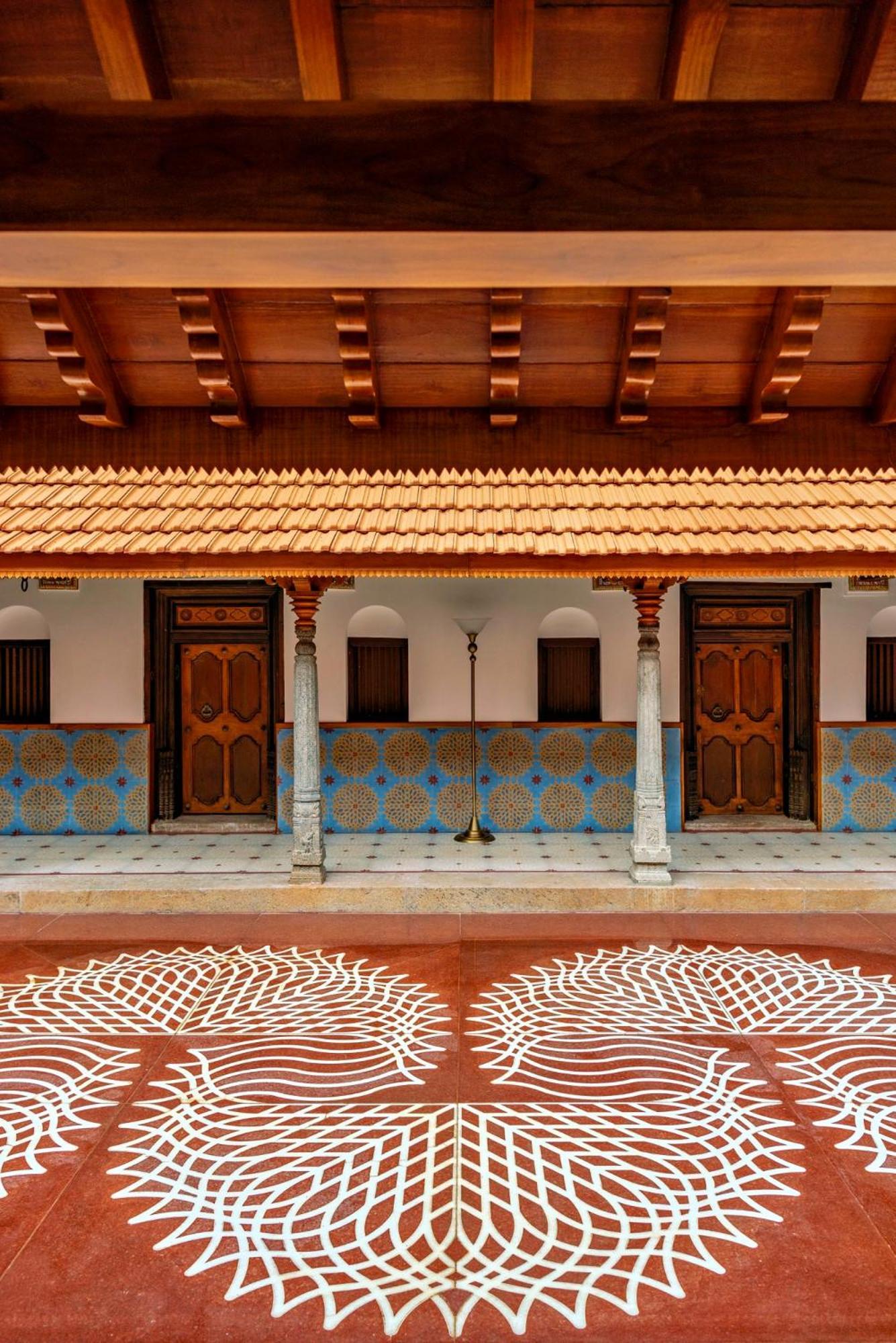 The Lotus Palace Chettinad Karaikkudi Bagian luar foto