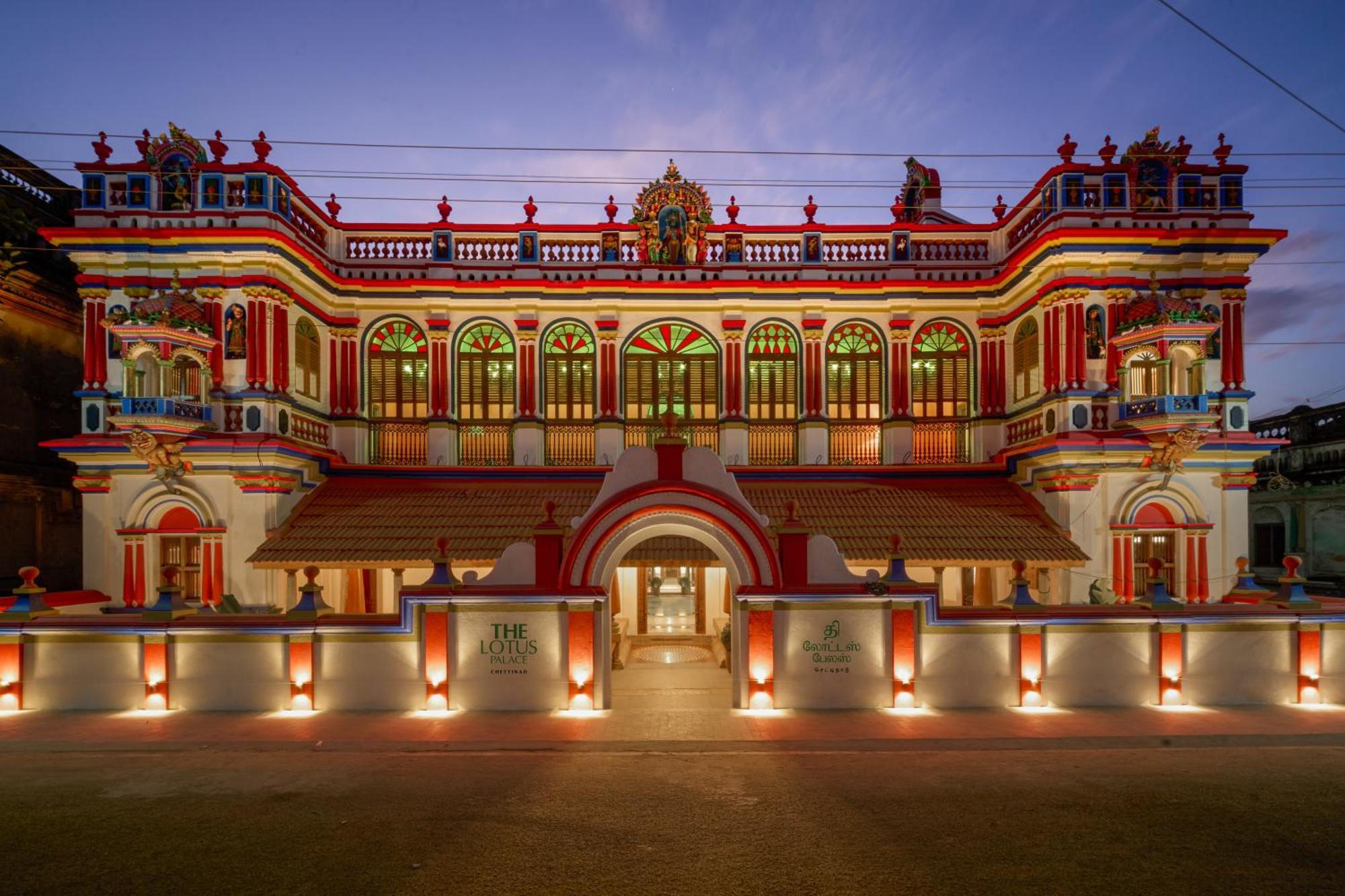 The Lotus Palace Chettinad Karaikkudi Bagian luar foto