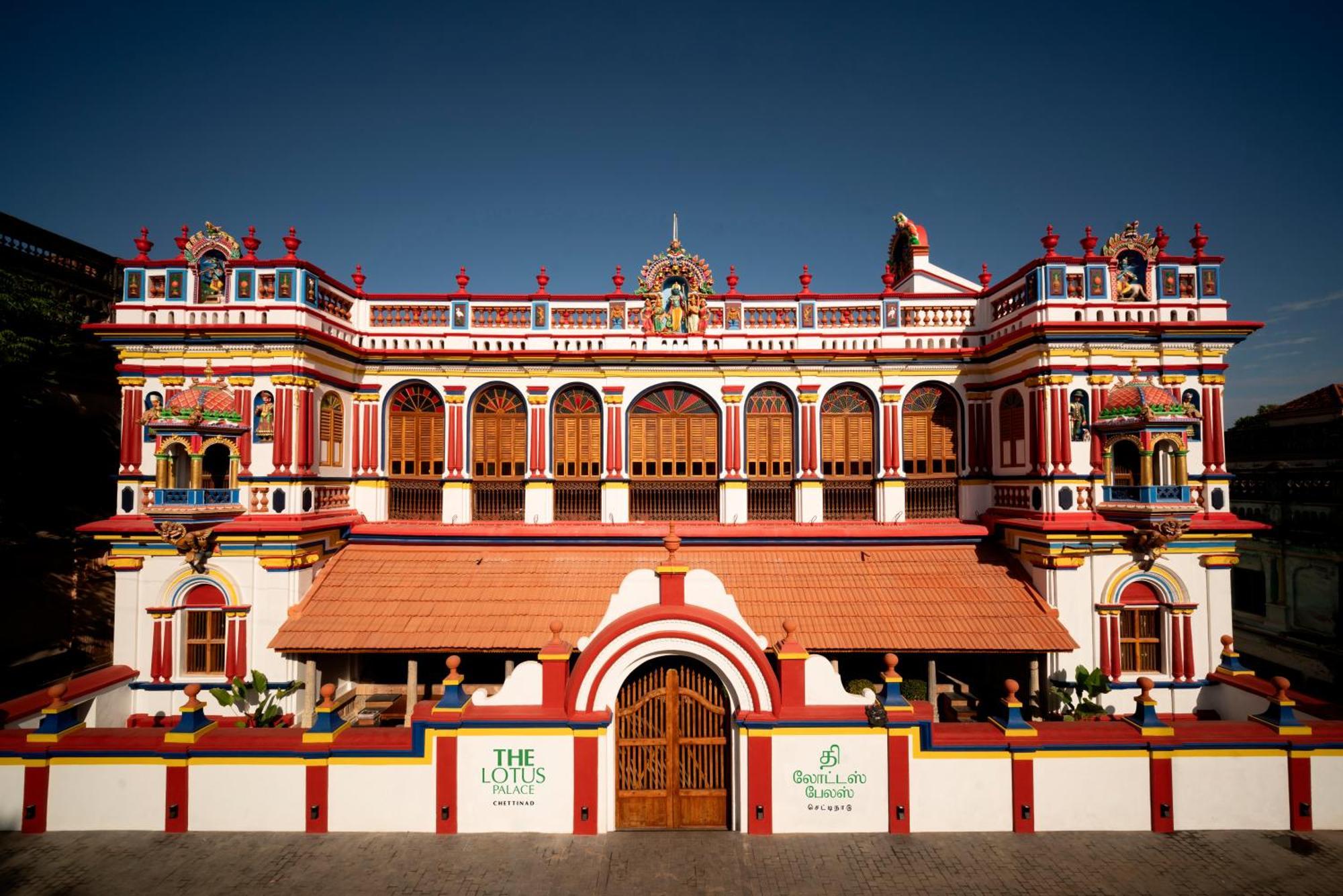 The Lotus Palace Chettinad Karaikkudi Bagian luar foto